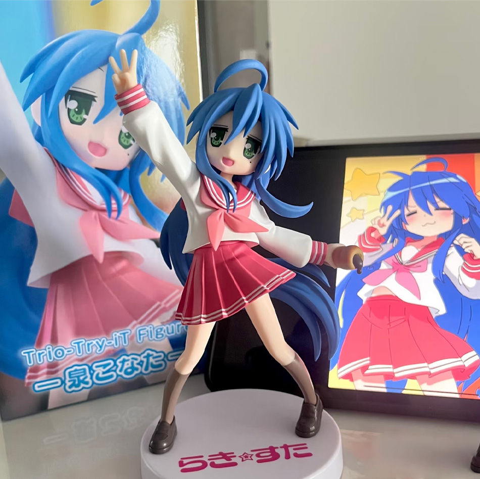 17cm Anime Lucky Star Izumi Ko - Good Smile Company Figma ulasan dan harga