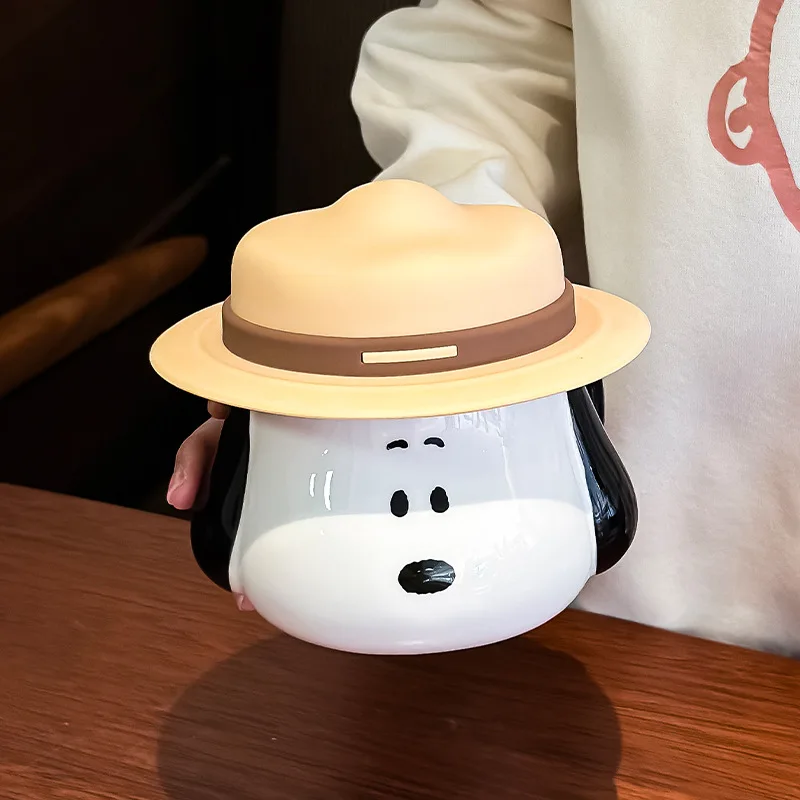 Snoopy Straw Hat Design Cerami - Anime Merchandise Mugs ulasan dan harga