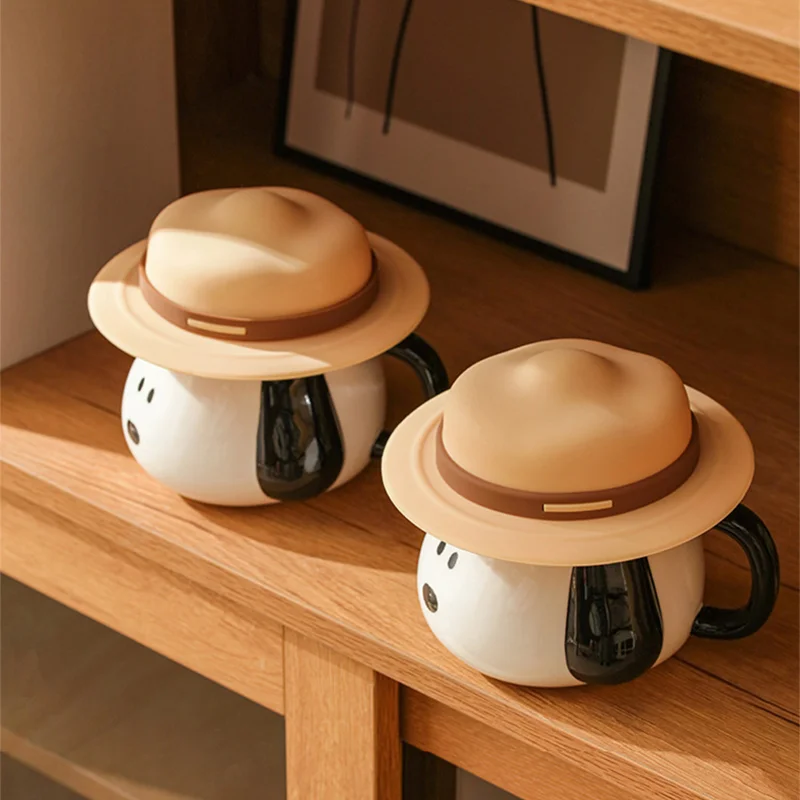 Snoopy Straw Hat Design Cerami - Anime Merchandise Mugs ulasan dan harga