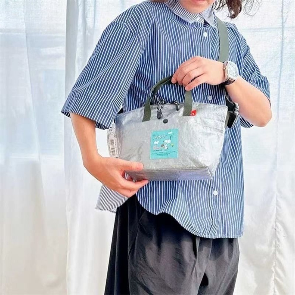 Ins Snoopy Woven Crossbody Bag - Anime Merchandise In Japanese ulasan dan harga